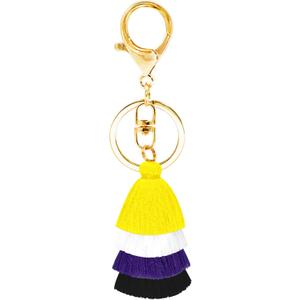 3 x Pride Flag Keychain LGBTQ Accessories Rainbow Keychains LGBT Pride Bag Charm Purse Charms for Handbags Pride Stuff