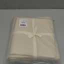 JIYUAN 100% Washed Cotton Duvet Cover Set 3 Pieces Queen, 1 Duvet Cover 90x90 Inches(Comforter Not Included) and 2 Pillowcases,Linen Feel Bedding Set Comfy and Breathable,Heathered Beige