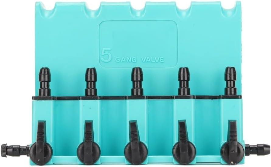 Green Plastic Flow Check Control Valve Durable Air Control Check Valve Switch Oxygen Pump Water Proof Accessories