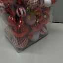 Christmas Ball Ornaments Set Assorted Shatterproof Ornaments 63 PCS Shaped Styles Xmas Tree Holiday Decorative,Red