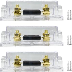 irhapsody 60 AMP ANL Fuse Holder Kit, 3 Pack