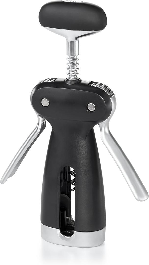 OXO SteeL Winged Corkscrew with Removable Foil Cutter