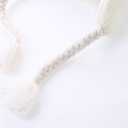 Moon Kitty Girls Knit Hats Winter Fleece Lining Skiing Winter Caps with Warm Ear Flap (6-10 Years, Beige)