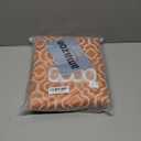 MitoVilla Orange Boho Shower Curtains for Modern Farmhouse Bathroom Decor, Bohemia Geometric Cotton Fabric Shower Curtain, Fall Country Tassel Cloth Shower Curtain, 72 x 72