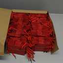 Sherr 100 Pack Mini Gift Bags Bulk, 4 x 2.75 x 4.5 Inches Paper Bags with Tags, Extra Small Paper Gift Boxes with Handles for Birthday, Party Favors, Weddings, small business(Red)