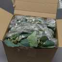 Panelee 20 Pcs Candle Rings Artificial Eucalyptus Candle Wreath Rings Greenery Leaves Boho Candles Garland Pillar for Wedding