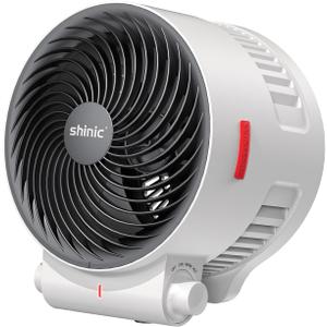 Shinic 2-in-1 Heater and Fan Combo,1500W Portable Space Heater with 3 Modes,Adjustable thermostat,Tip-Over&Overheat Protection,Energy Efficient for Indoor Home Use, White