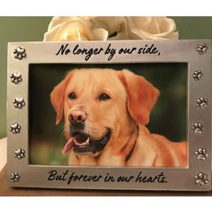 NewLifeLandia Pet Memorial Picture Frame Keepsake for Dog or Cat, Perfect Loss of Pet Gift for Remembrance and Healing