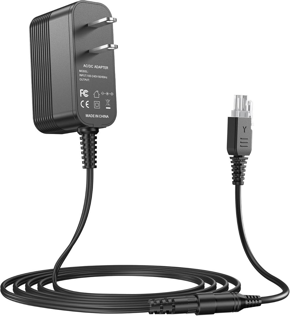 Charger for Single Motor Standing Desk Power Cord 12V 2A | Replacement for Adjustable Desk Standing Desk Motor Power Supply 4.9 FT