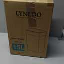 Gallon Motion Sensor Bathroom Trash Can with Lid, Automatic Garbage Bin for Bathroom, Slim Plastic Narrow Bedroom Trash Bin Garbage Can, 15L