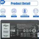 CJ2K1 (11.1V 65Wh/5700mAh) Compatible Laptop Battery with Dell Latitude 14 Rugged 5404 7404 E5404 E7404 Series 0DKNKD X8VWF 4XKN5 5XT3V 05XT3V VCWGN 0VCHGN 09FN4 XN4KN XRJDF YGV51 453-BBBE