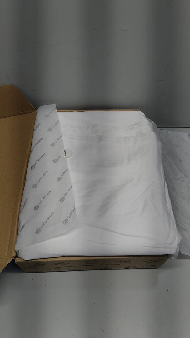 Bamboo Bay 6 Piece Full Size Sheet Set, 100% Viscose Made from Bamboo, Breathable, Ultra Soft Cooling Bed Sheets for Hot Sleepers, Beddings with Deep Pockets Fit 16" Mattress, White