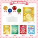 OCHIDO 24 Pack Kids Valentine's Day Greeting Cards With Squeeze Ball Stretchy, Kids Valentine Exchange Cards for Girls Boys School Class Exchange Gifts, Classroom Prizes, Bulk, Valentine Party Favor