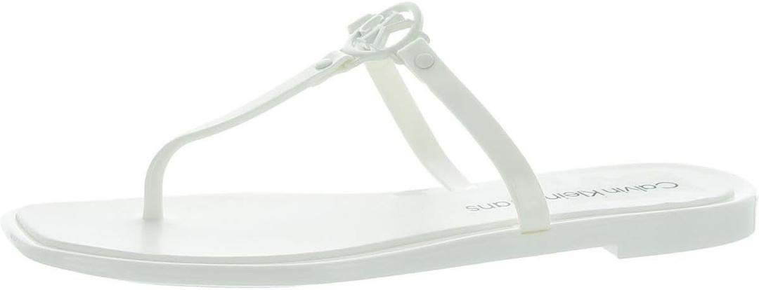 Calvin Klein Women's Edhen Sandal (White), 10M