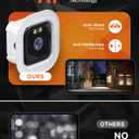 2K Window Camera with 32GB SD Card, AI Night Vision 5G/2.4G WiFi Window Camera for Home Security, AI Window Anti-Glare & Motion Detection & APP 20+ Siren, Two-Way Audio Talk - 1 Pack