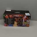 Portable Bluetooth Speaker: 240W Peak Powerful Loud Sound Deep Bass Wireless Boombox Large Subwoofer 15 Hours Battery Life Fast Charging with Led Light Show for Party Outdoor Camping Backyard (Black)