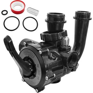 SP0710X62 Multiple Port Valve Compatible with Hayward S210S, S244S, & S310S Series Sand Filters for 1-1/2-Inch Control Valve AssemblyBlack