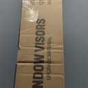 TuningPros in-Channel Window Vent Visors Rain Guards Compatible with Dodge Charger 2006-2010 | Side Window Wind Deflectors Rain Shields | Black Tinted, 4 Pcs Set, BGWV-109