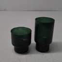 Core Home Ribbed Cooler Glass - Green