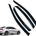 LETINGFAR Window Visors Rain Guards for Kia Forte 2019 2020 2021 2022 2023 2024 Accessories, Wind Deflectors Vent Shades for Kia Forte
