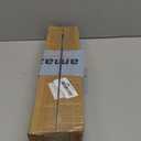 1.25 inch Diameter Sliding Door Security Bar, 17.1-40 Inch Adjustable Sliding Glass Patio Door Security Bar, White Sliding Door Lock Bar with Rubber Tips, Window Security Bar for Home