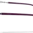 Cat Eye Reading Glasses For Women O2108 - Blue Light Blocking, Silver&purple-53, 1.25 x 