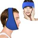 Hilph Bundle of Jaw Ice Pack with 4 Gel Packs + Head Ice Pack Wrap