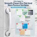 Auroras Strong Suction Cup Grab Bars for Bathtubs and Showers, 2 Pack Removable Heavy Duty Shower Grab Bars for Seniors No Drilling, 16 Inch Non-Slip Shower Handles for Elderly,Children,Injured