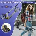 Rahmory 8" Kick Scooter for Kids Ages 8+, Teens & Adults, 2-Wheel Scooter
