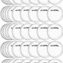 BUYGOO 50Pack 2.4 inch Clear Button Pins Make Your Own Buttons Picture Button Pin Acrylic Design Butto n Badge Clear Picture Buttons Badges Kit for DIY Crafts