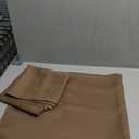 PATIKIL Short Tier Curtains, 19" x "42 Small Window Curtain, Waterproof Privacy Blackout Drapes for Bathroom Home Decor, 2 Panels, Brown