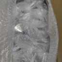 12 Pack Plastic Wine Glasses - 10 Oz Plastic Wine Glasses with Stem - Square Silver Disposable Stemmed Glass for Parties & Weddings & Outdoors