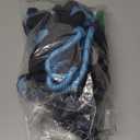 IVY&LANE No Pull Dog Harness for Large Dogs, Dog Vest Harness with Leash, Safety Belt and Storage Strap, Fully Adjustable Harness, 360 Reflective Strip, Soft Handle (Blue,XL)