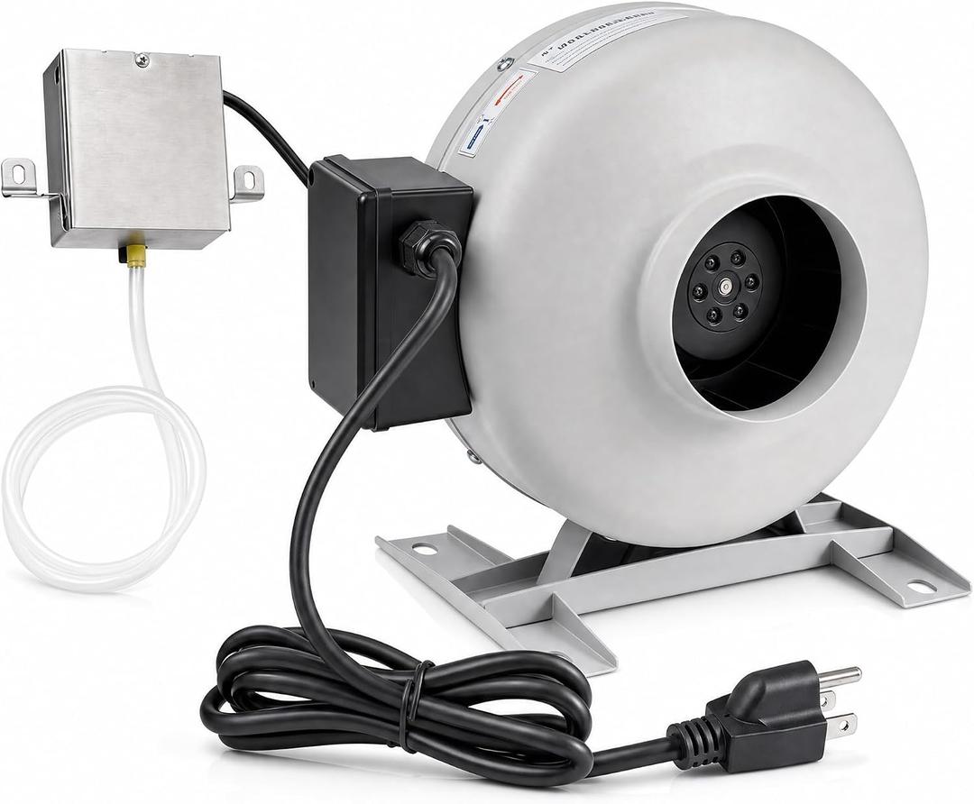 M-4DBT Automatic Dryer Booster Fan, 200 CFM 4 Inch Dryer Vent Fan