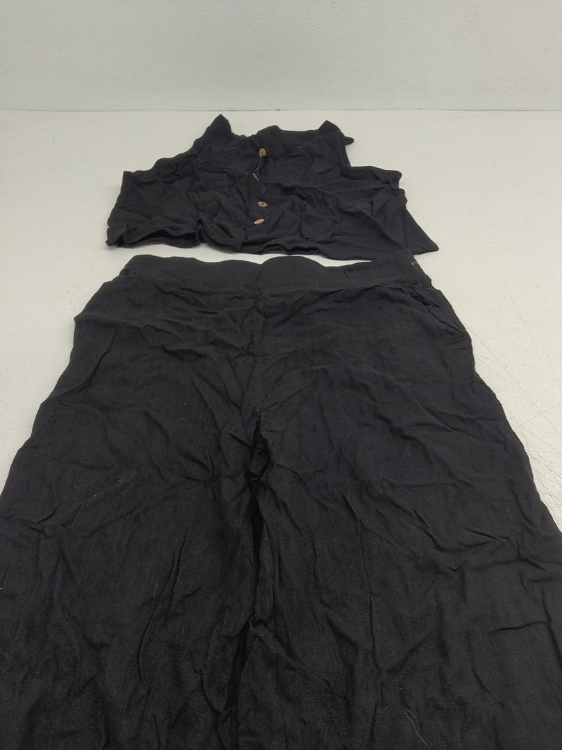 Anrabess XL, Pack Of 2 Black  Pants And Top