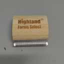 Deshedding Grooming Tool for Dogs, Cats & Horses, Ergonomic Design Wood Groom Brush, Professional Pet Groomer, Painlessly Remove for Short & Long Hair, Fur & Dirt - 2.5 Inches