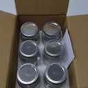 [6 Pack] 16 oz. Regular-Mouth Glass Mason Jars with Metal Airtight Lids and Bands for 1 Pint Canning, Preserving, & Meal Prep
