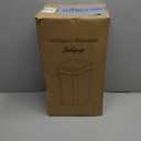 jinligogo 3Pack Bathroom Small Garbage Can with Lid, 2.6 Gallon Touchless Automatic Garbage Can Slim Waterproof Motion Sensor Smart Garbage Bin for Bedroom, Office, Living Room White/Black/Grey (Mix)