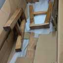 Wooden Bench Indoor Farmhouse Narrow Entryway Bench, Skinny Bench for End of Bed, Entryway Benches, Noddle Wood Bench for Dining Room (39.37in)