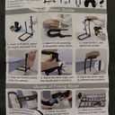 AOSSA Massage Headrest for Bed Face Cradle, Home Mattress Top Massage Kit, Face Cushion for Massage Face Down, Adjustable Salon Head Rest & Support for Mattress, Eye Surgery Recovery Equipment