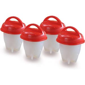 Egglettes Egg Cooker - Hard Boiled Eggs without the Shell, 4 Egg Cups