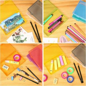 Photo Storage Box 11 x 15 Inches, 18 Inner Photo Cases with Dividers, Colorful Acid-Free Photo Storage Containers with Handle, Photo Organizer Craft Keeper for Stickers, Craft, Stamp