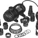 91018 3000 GPH Submersible Water Pump for Pond Waterfall Fountain Hydroponics Aquarium Skimmers Filter System Fish Tank Koi Pool Up To 3000 Gallons with 20FT Cord, 165W, 15FT Lift Height