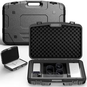 Waterproof Hard Case for Starlink Gen 3, Portable Carrying Case with Precision Cut EVA Inner for Starlink Dish Kit, Heavy Duty Case Ideal for Travel and Camping