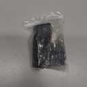 8PCS L Bracket 3.2"x0.9" Stainless Steel Corner Brace Heavy Duty 90 Degree Corner Fastener Black Large Angle Brackets for Wood Furniture Bedframe Cabinet Drawer Chair with Mounting Screws