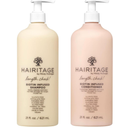 Hairitage Biotin Shampoo and Conditioner Set - Sulfate Free + Paraben Free, Color Safe, with Castor Oil for Anti-Frizz, Volume + Moisture for Women, Hydrating Repair Shampoo Conditioner