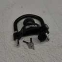 RETRUE Universal Trailer Ball Lock Hitch Coupler Locks Fits 1-7/8 Inch, 2 Inch, 2-5/16 Inch Couplers Adjustable Security with Weatherproof Cover and Cap, Black