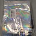 100 Pack Resealable Holographic Bags for Small Business, Iridescent Mylar Bags with Clear Front Smell Proof Foil Packing Pouches for Multipurpose Storage (5.5 X 7.9 inches)