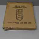 Vertical Shoe Rack - Tall Narrow Shoe Rack Organizer for Small Spaces,5 Tier Bamboo Shoen Shelf for Entryway,Closet,Corner,Doorway,Skinny Shoe Shelf Space Saving Shoe Storage,Free Stackable DIY…