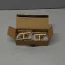 VAEHOLD Wall Towel Hooks, Heavy Duty Sticky Holder Waterproof Towel Hooks for Hanging Coat, Clothes, Closet Hook Wall Mount for Kitchen (Gold, 4 Pack)